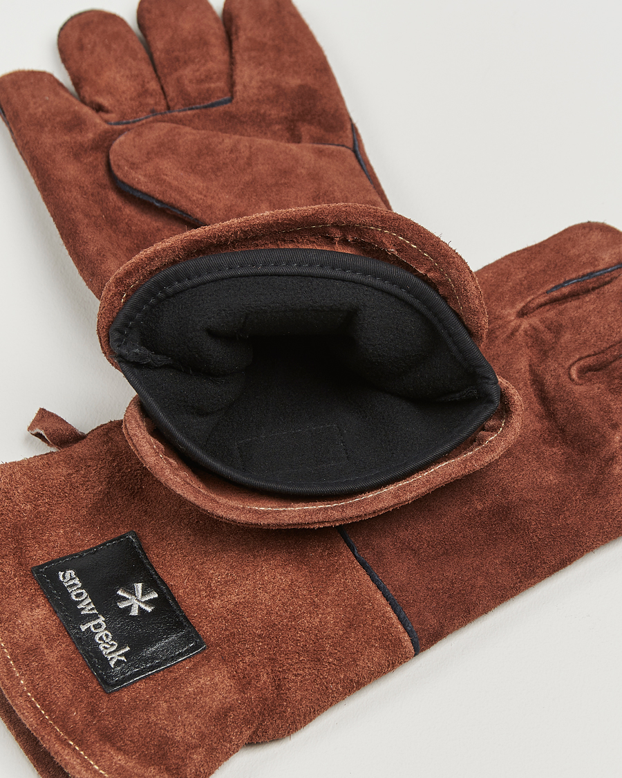 Herren | Outdoor living | Snow Peak | Fireside Gloves Brown
