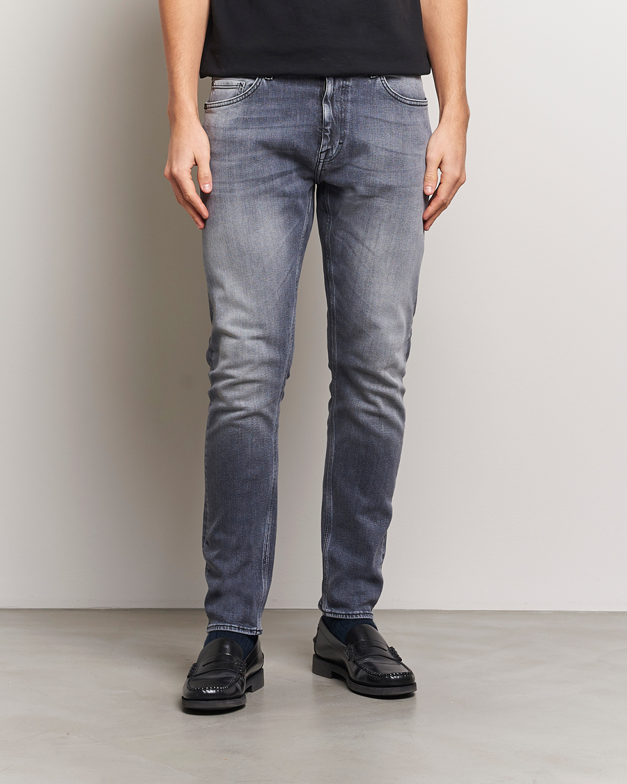 Herren | Jeans | Tiger of Sweden | Pistolero Stretch Cotton Jeans Prime Washed Black