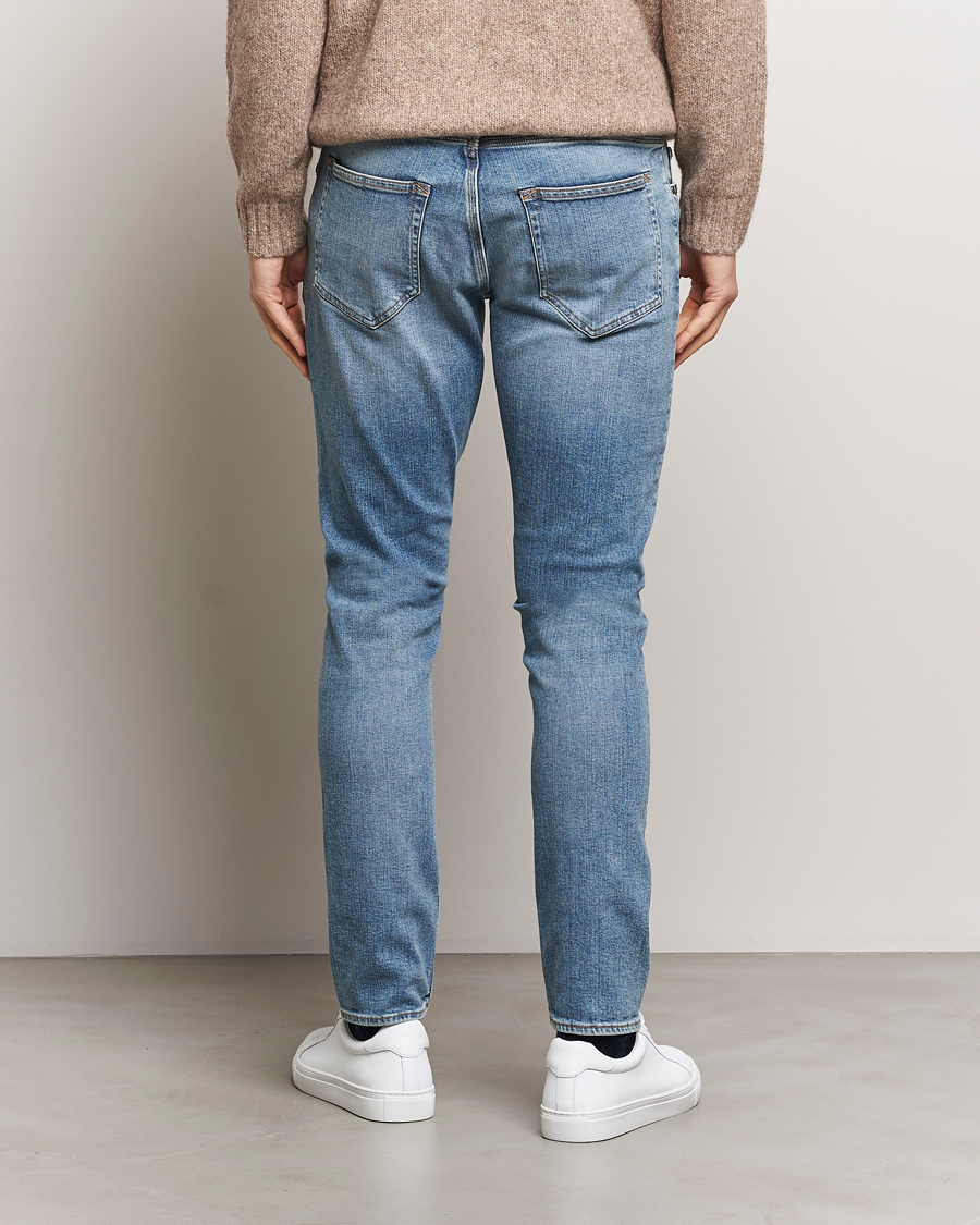 Herren | Jeans | Tiger of Sweden | Pistolero Stretch Cotton Jeans 3 Year Vintage Blue