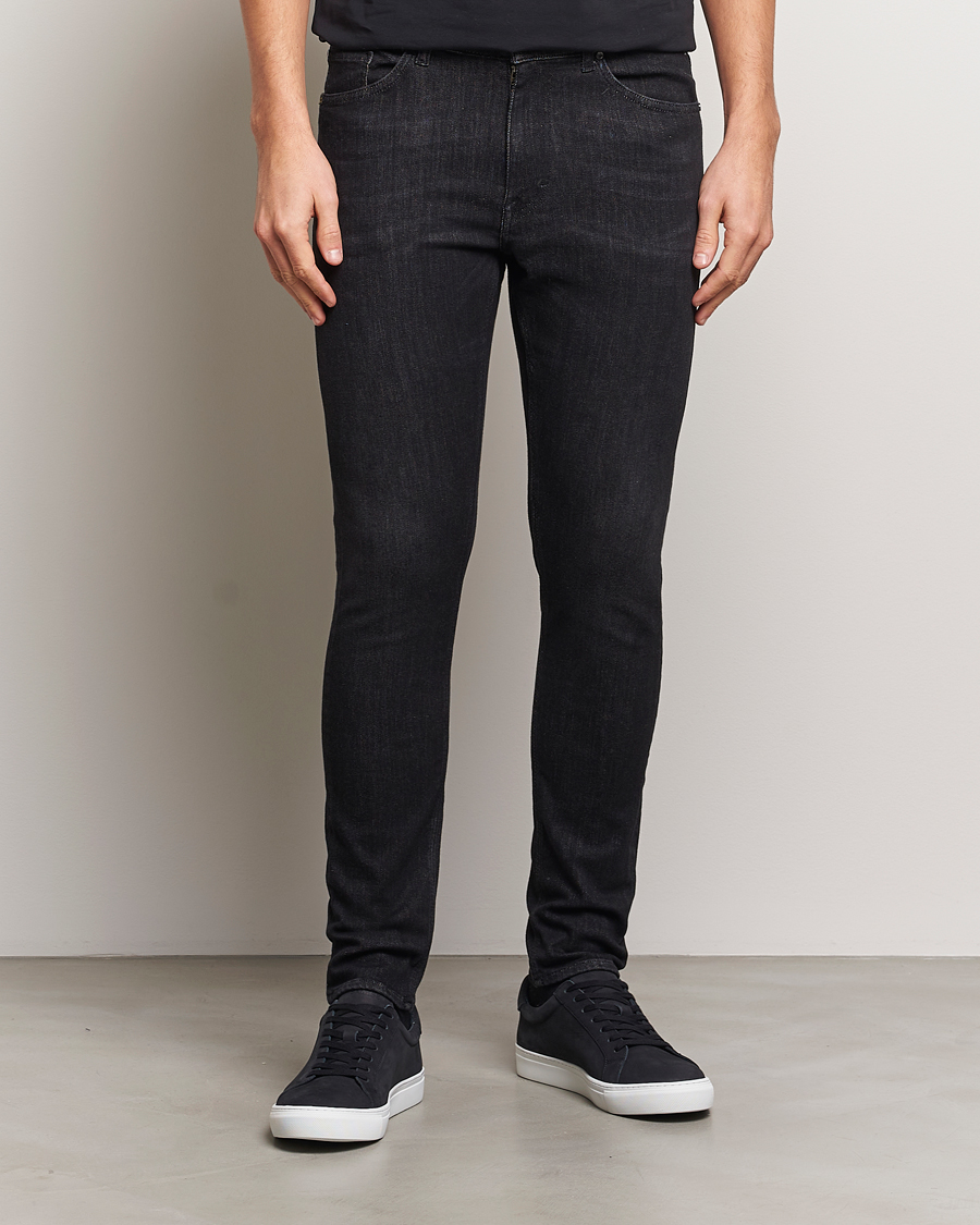 Herren | Jeans | Tiger of Sweden | Evolve Stretch Cotton Jeans Washed Black