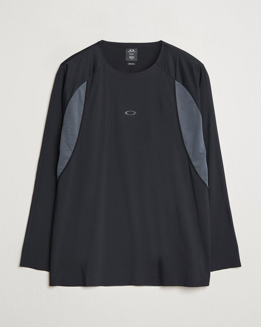 Herren | T-Shirts | Oakley | Pursuit Pro Long Sleeve T-Shirt Blackout