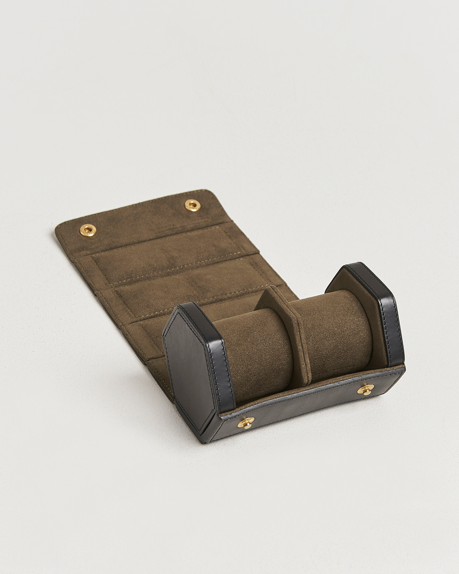 Herren | Uhrenverwahrung | Bennett Winch | Double Watch Roll Black