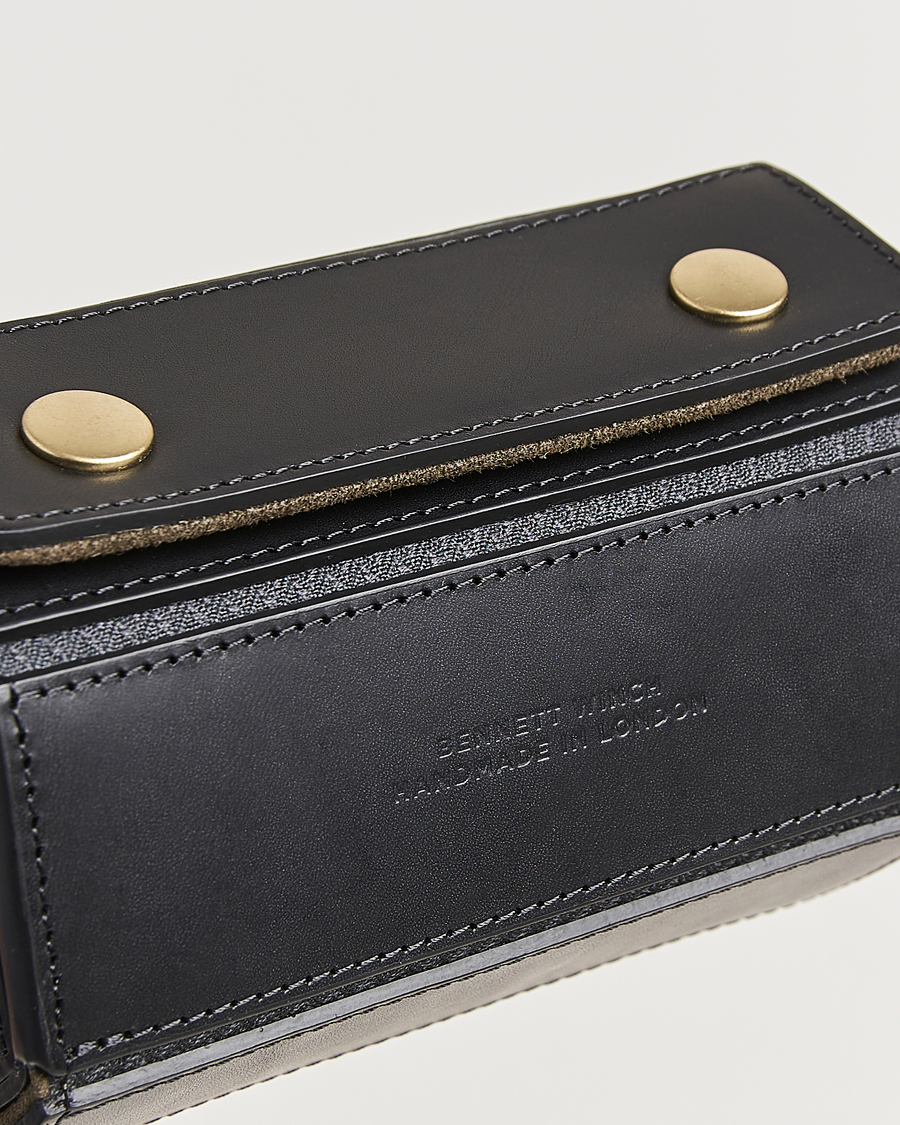 Herren | Uhrenverwahrung | Bennett Winch | Double Watch Roll Black