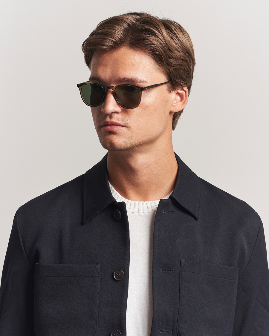 Herren | Sonnenbrillen | Garrett Leight | Kinney 49 Sunglasses Olive/Green