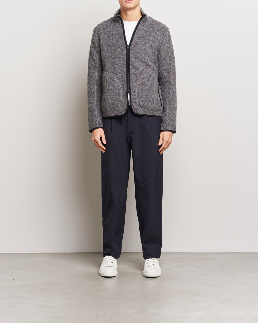 Herren | Hosen | J.Lindeberg | Jin DS Pleated Pants Navy