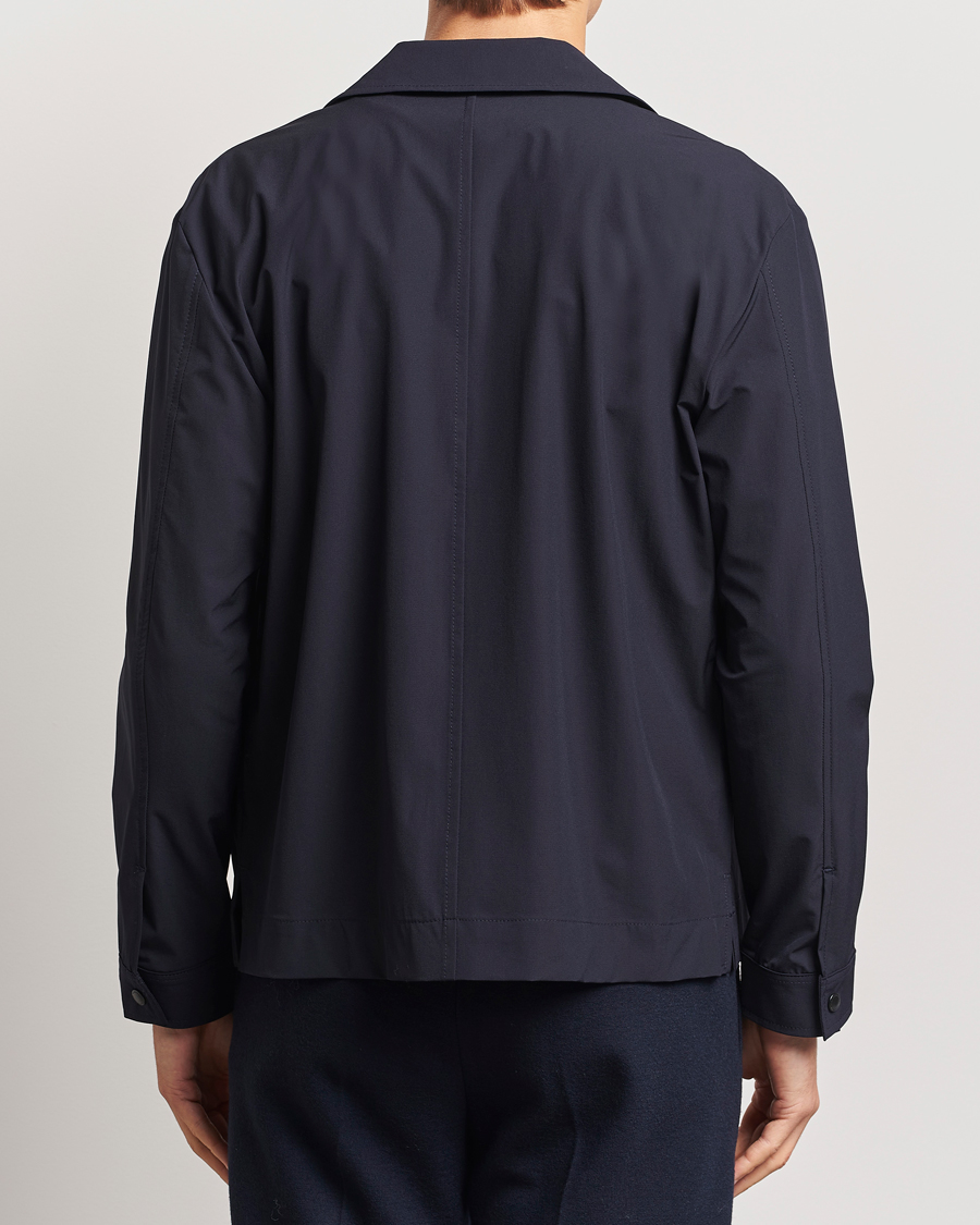 Herren | Hemden | J.Lindeberg | Jake Zipped Overshirt Navy