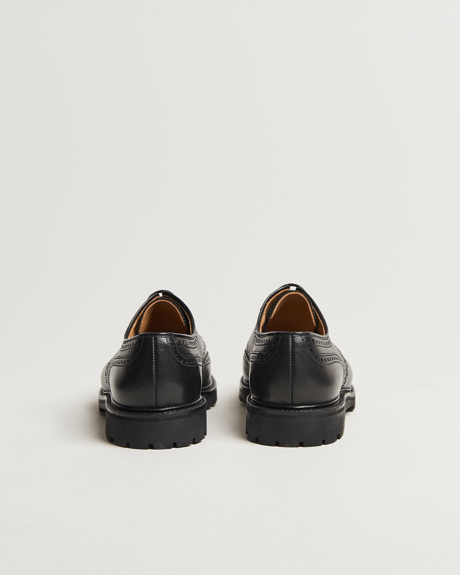 Herren | Crockett & Jones Pembroke Milled Grain Vibram Black | Crockett & Jones | Pembroke Milled Grain Vibram Black