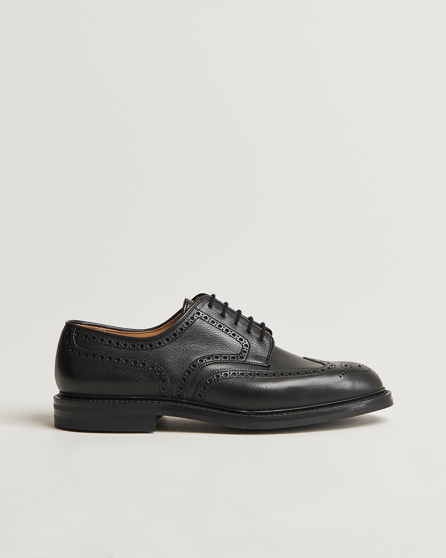 Herren | Brogue | Crockett & Jones x Tärnsjö Garveri | Crockett & Jones Pembroke Milled Grain Dainite Black