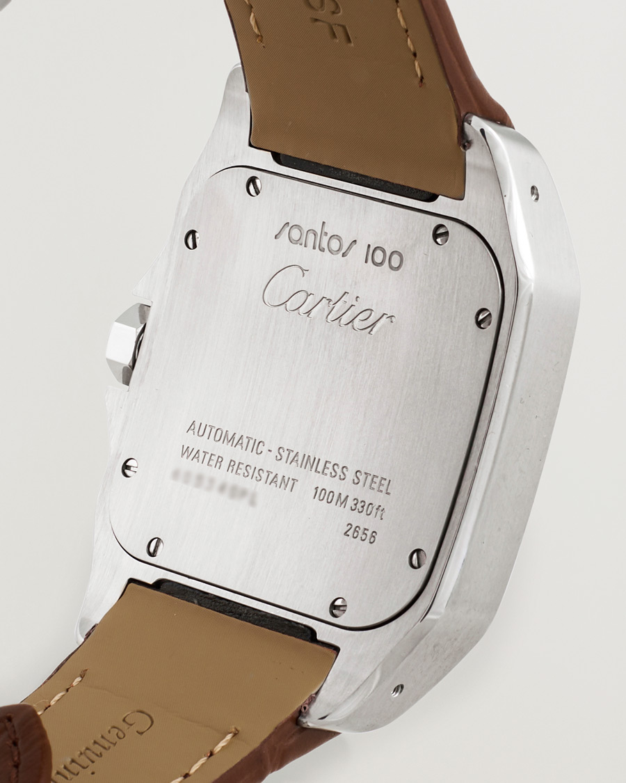 Herren | Cartier Pre-Owned Santos 100 Silver | Cartier Pre-Owned | Santos 100 Silver