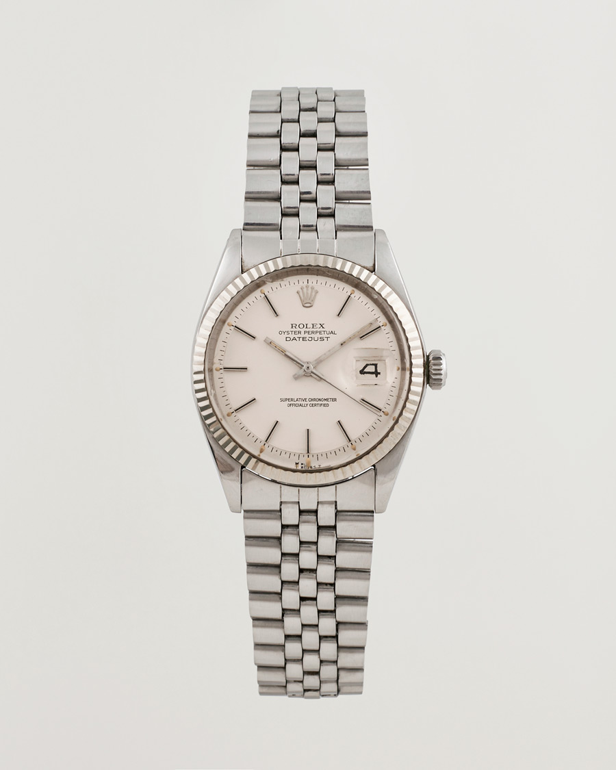 Herren | Rolex Pre-Owned Datejust 1603 Silver | Rolex Pre-Owned | Datejust 1603 Silver