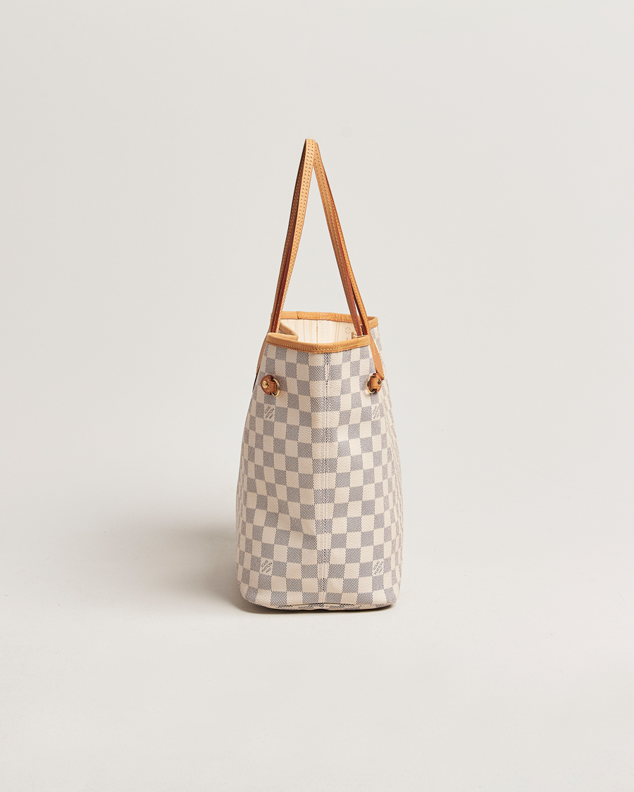 Herren | Louis Vuitton Pre-Owned Neverfull MM Totebag Damier Azur | Louis Vuitton Pre-Owned | Neverfull MM Totebag Damier Azur
