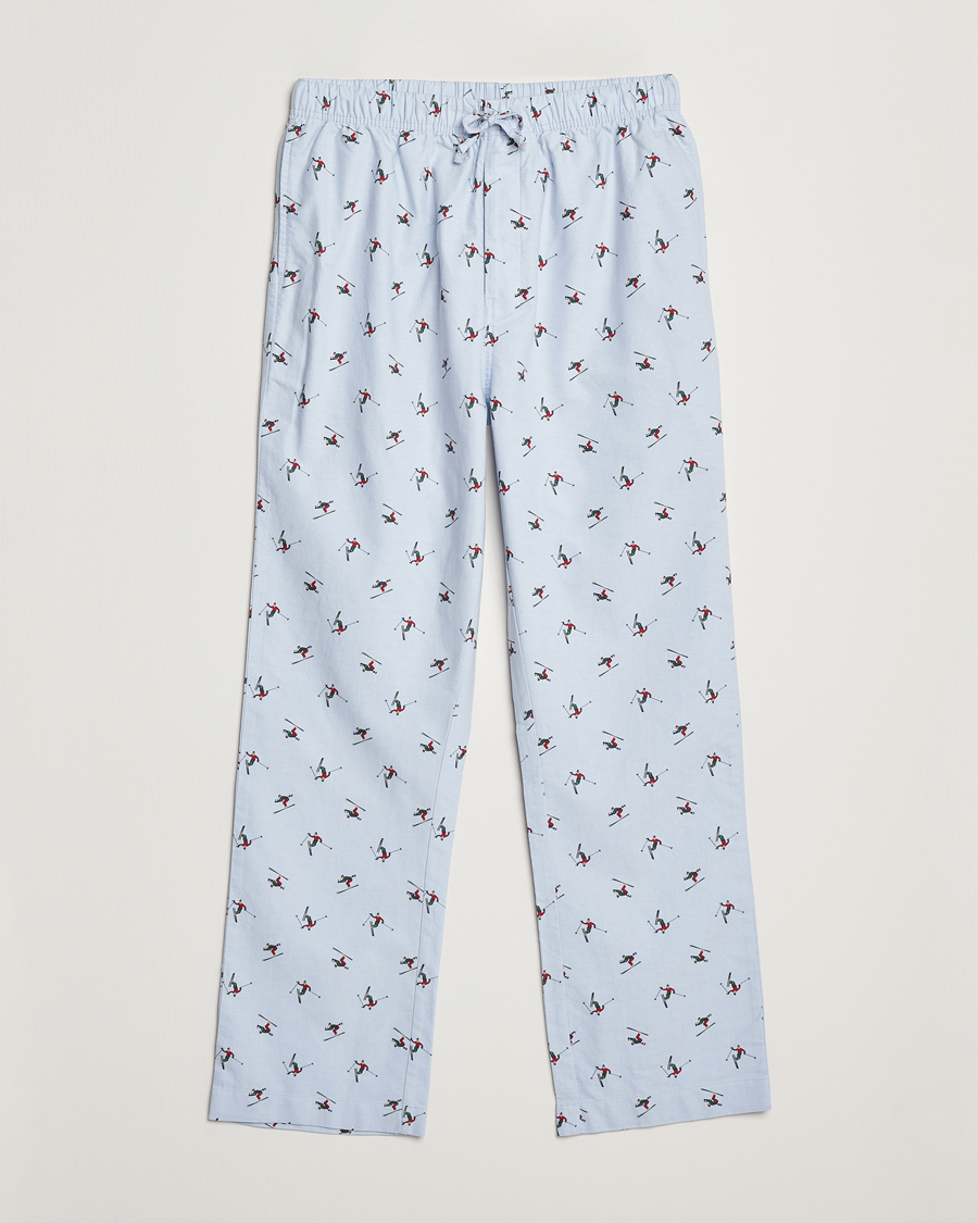 Herren | GANT Printed Skier Pyjama Pants Light Blue | GANT | Printed Skier Pyjama Pants Light Blue