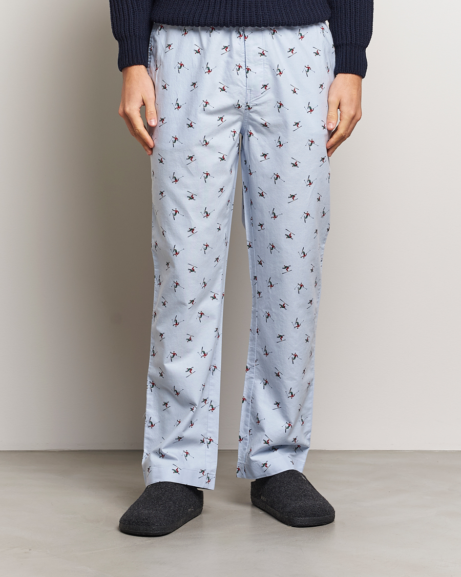 Herren | GANT Printed Skier Pyjama Pants Light Blue | GANT | Printed Skier Pyjama Pants Light Blue