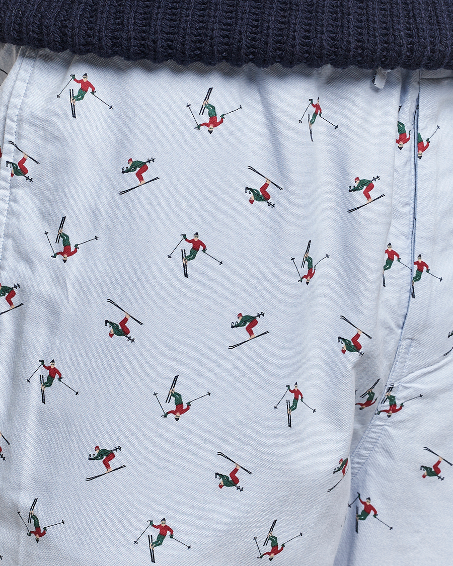 Herren | GANT Printed Skier Pyjama Pants Light Blue | GANT | Printed Skier Pyjama Pants Light Blue