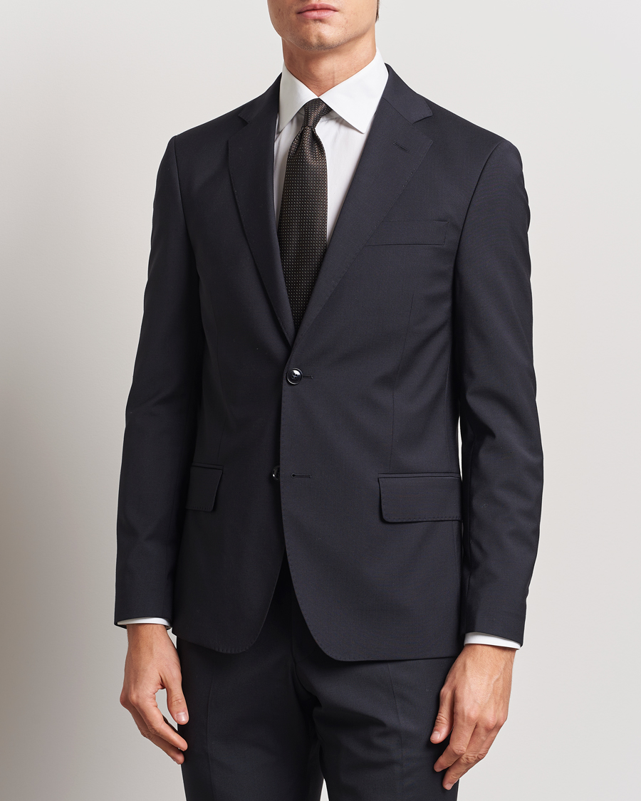 Herren | Sakkos | Oscar Jacobson | Edmund Blazer Navy
