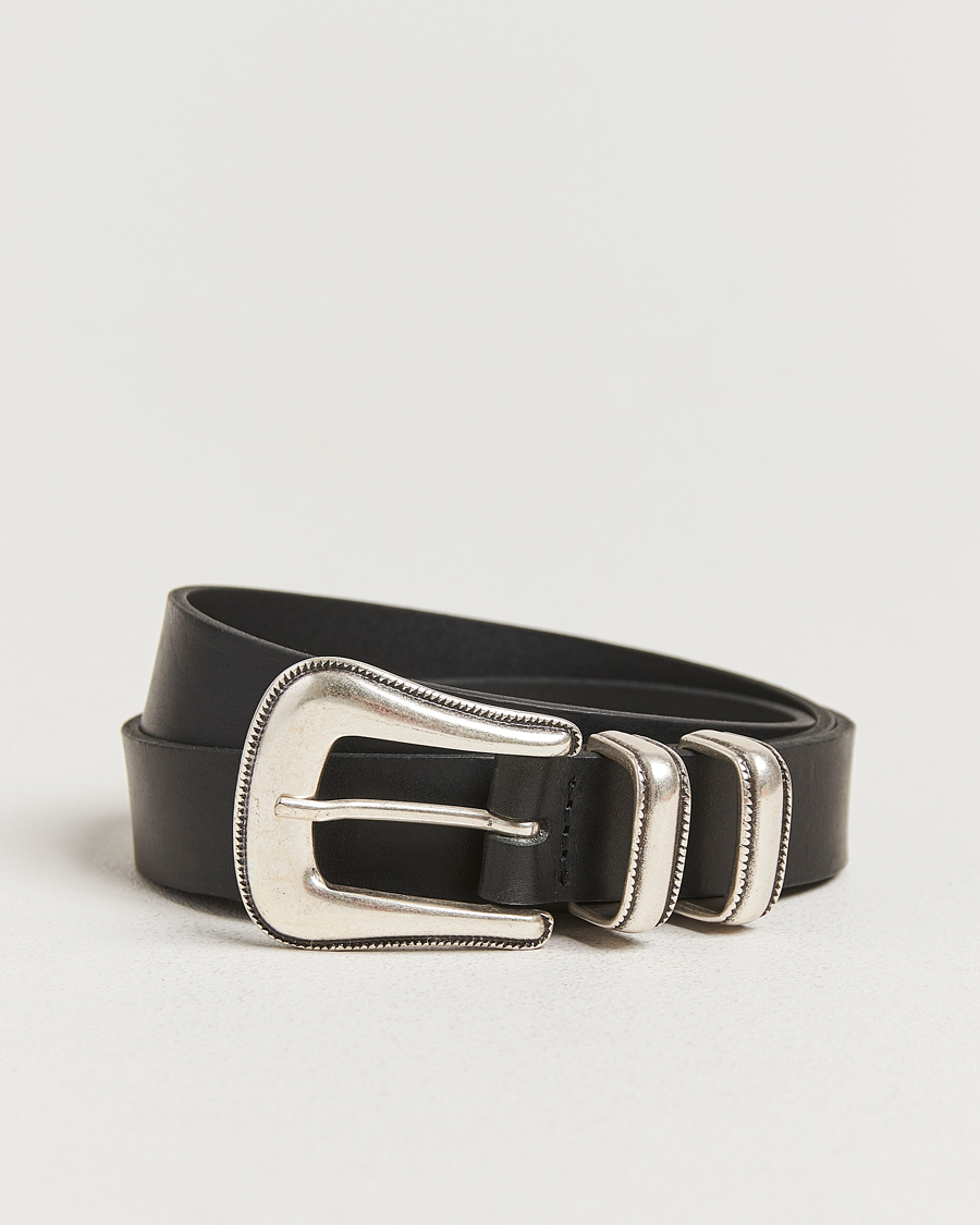 Herren | Gürtel | Nudie Jeans | Western Silver Belt Black