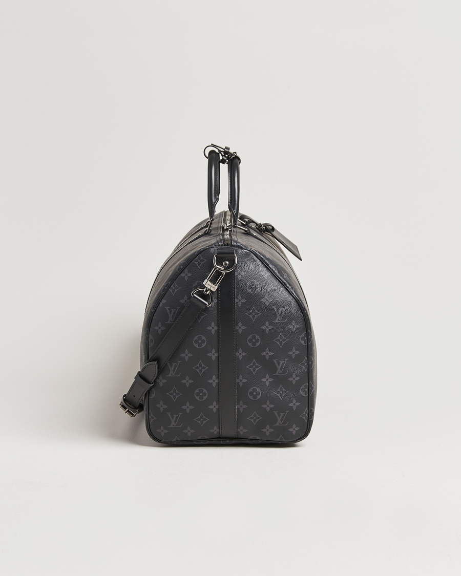 Herren | Louis Vuitton Pre-Owned Keepall Bandoulière 55 Monogram Eclipse | Louis Vuitton Pre-Owned | Keepall Bandoulière 55 Monogram Eclipse