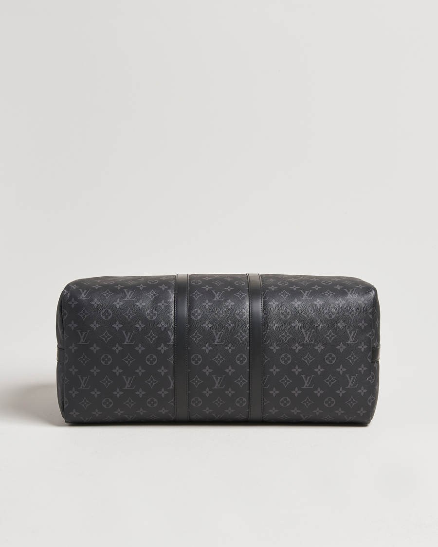 Herren | Louis Vuitton Pre-Owned Keepall Bandoulière 55 Monogram Eclipse | Louis Vuitton Pre-Owned | Keepall Bandoulière 55 Monogram Eclipse