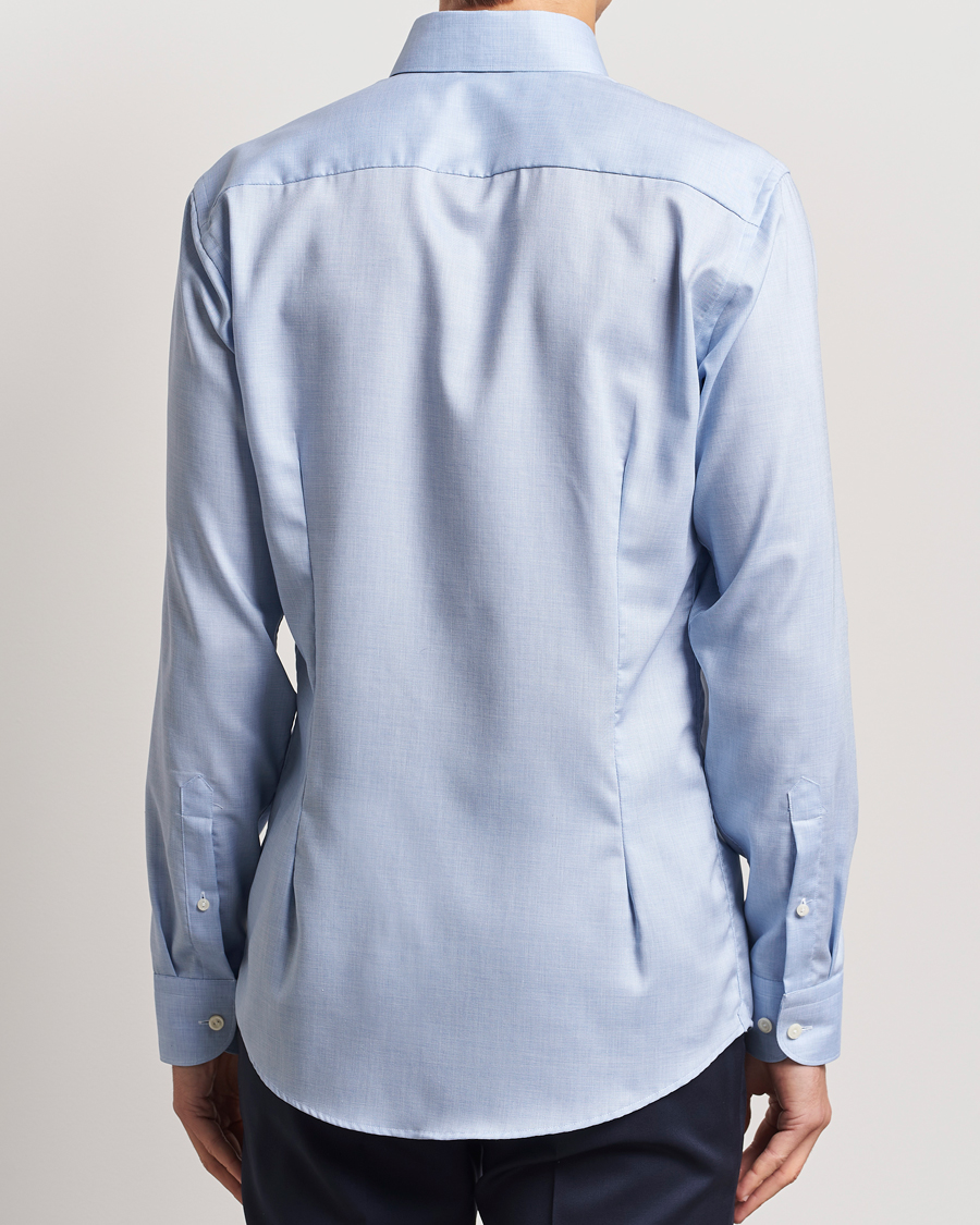 Herren | Hemden | Eton | Slim Fit Wrinkle Free Oxford Shirt Light Blue