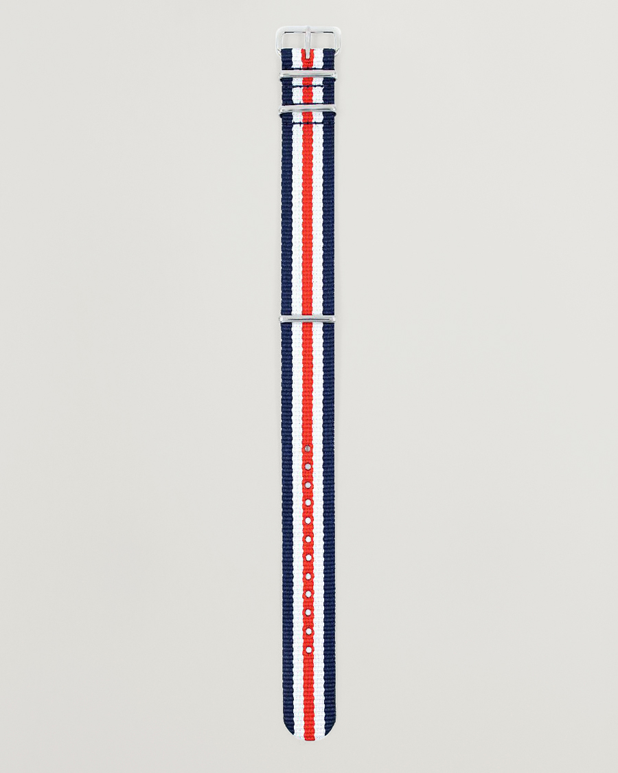 Herren | Uhrenarmband | HIRSCH | Rush Striped Nato Watch Strap