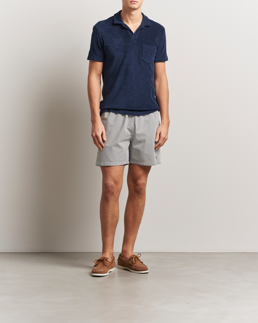 Herren | Badehosen | Polo Ralph Lauren | Traveler Seersucker Swimshorts New Olive