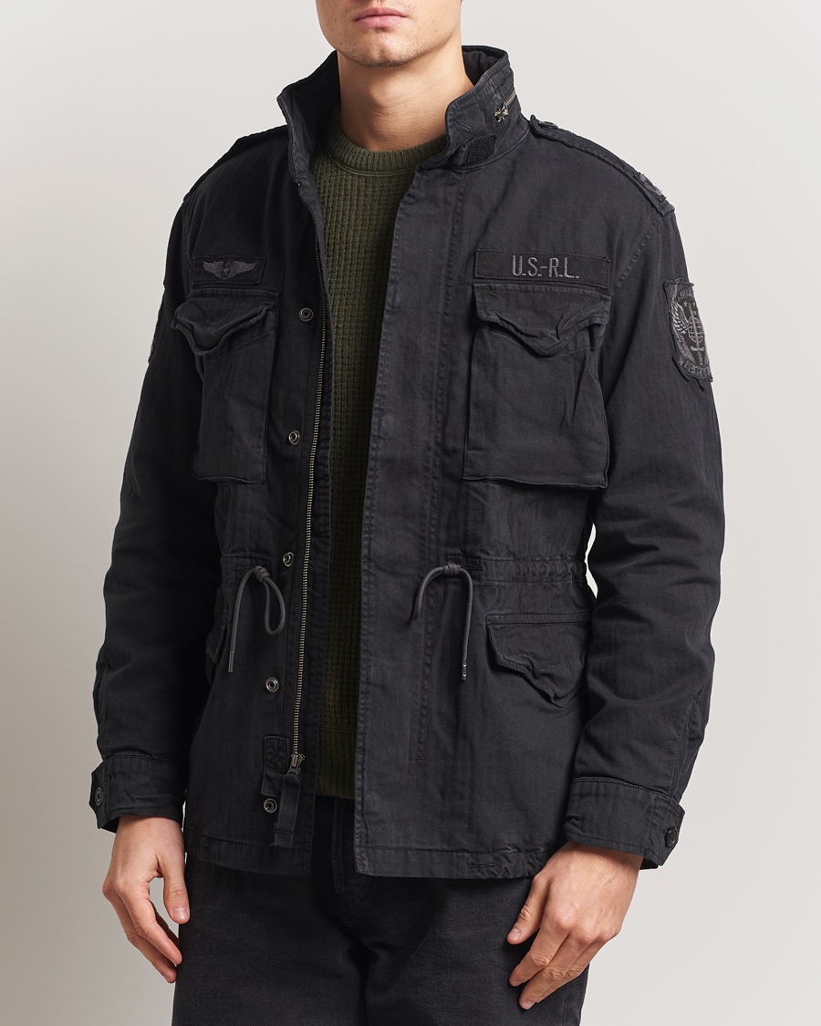 Herren | Jacken | Polo Ralph Lauren | Herringbone Field Jacket Polo Black