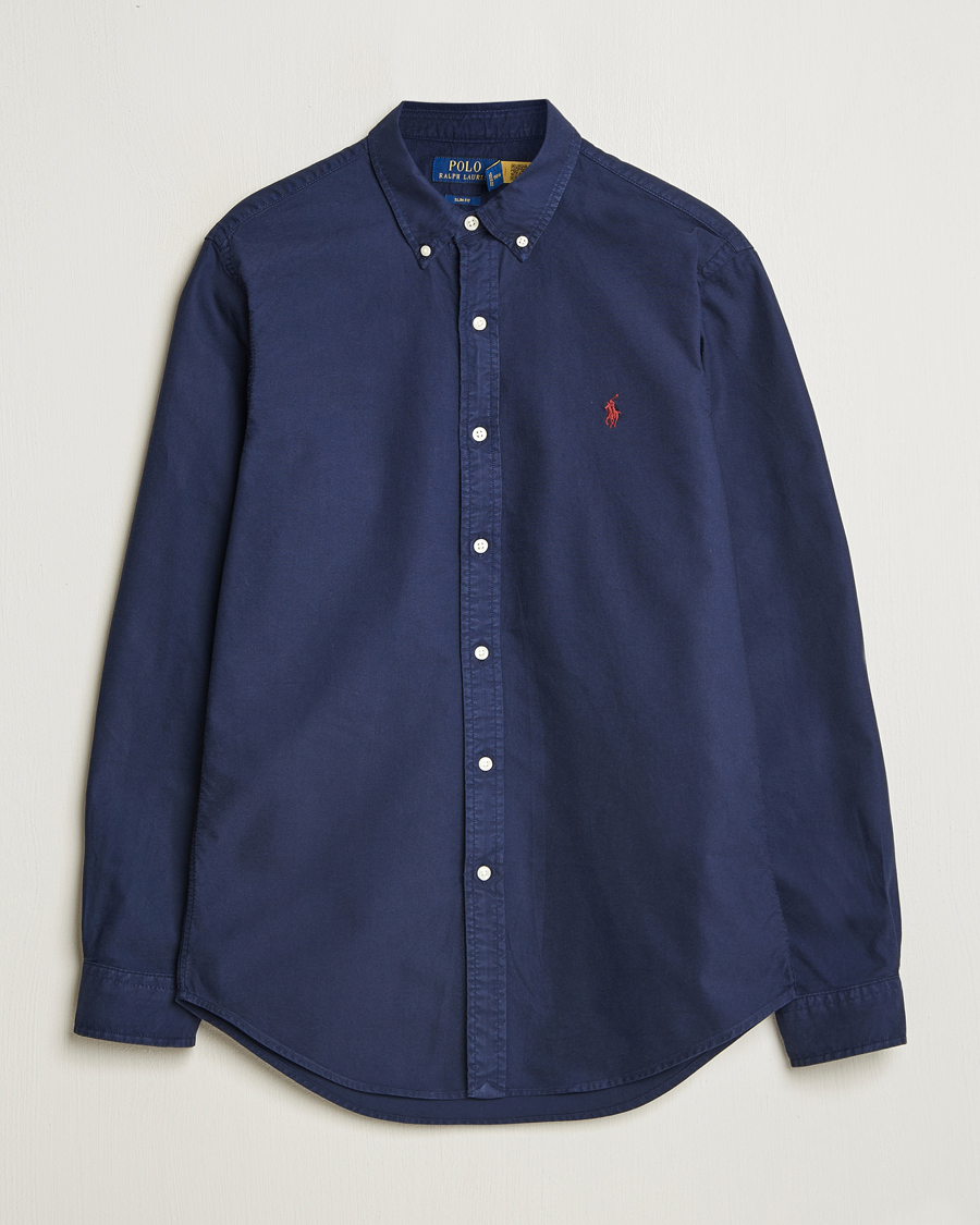 Herren | Hemden | Polo Ralph Lauren | Slim Fit Oxford Shirt Cruise Navy