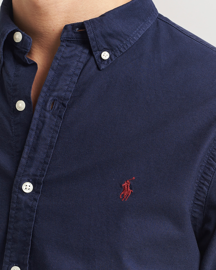 Herren | Hemden | Polo Ralph Lauren | Slim Fit Oxford Shirt Cruise Navy