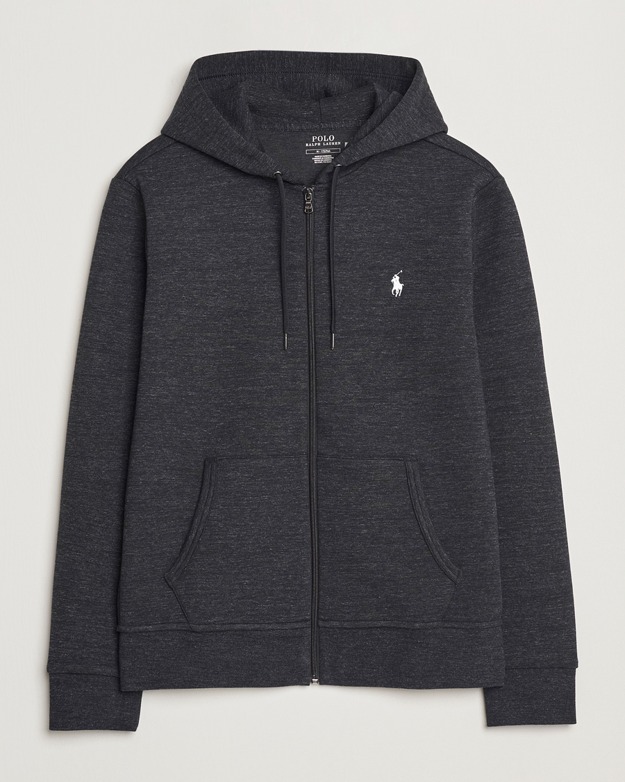 Black and white polo hoodie on sale