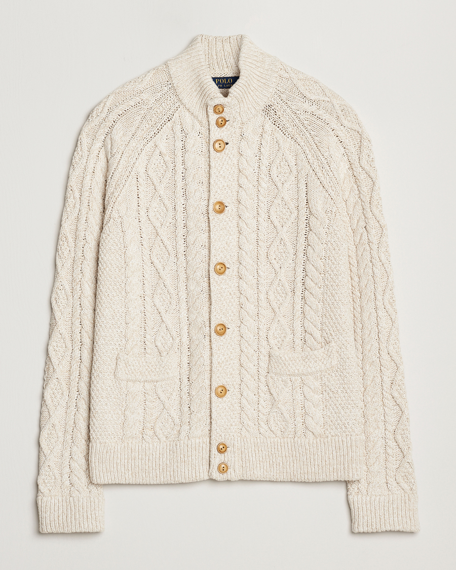 Herren | Pullover | Polo Ralph Lauren | Cotton Cardigan Cream Combo