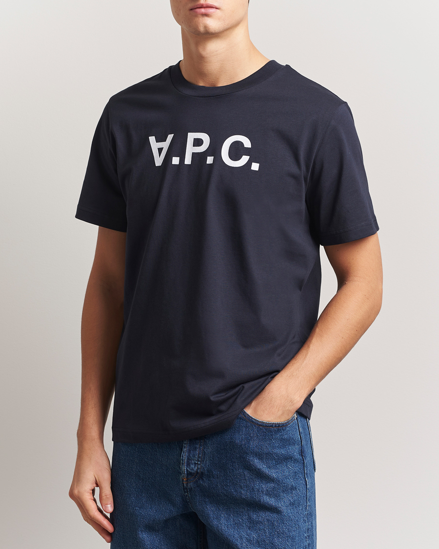 Herren | T-Shirts | A.P.C. | VPC T-Shirt Dark Navy