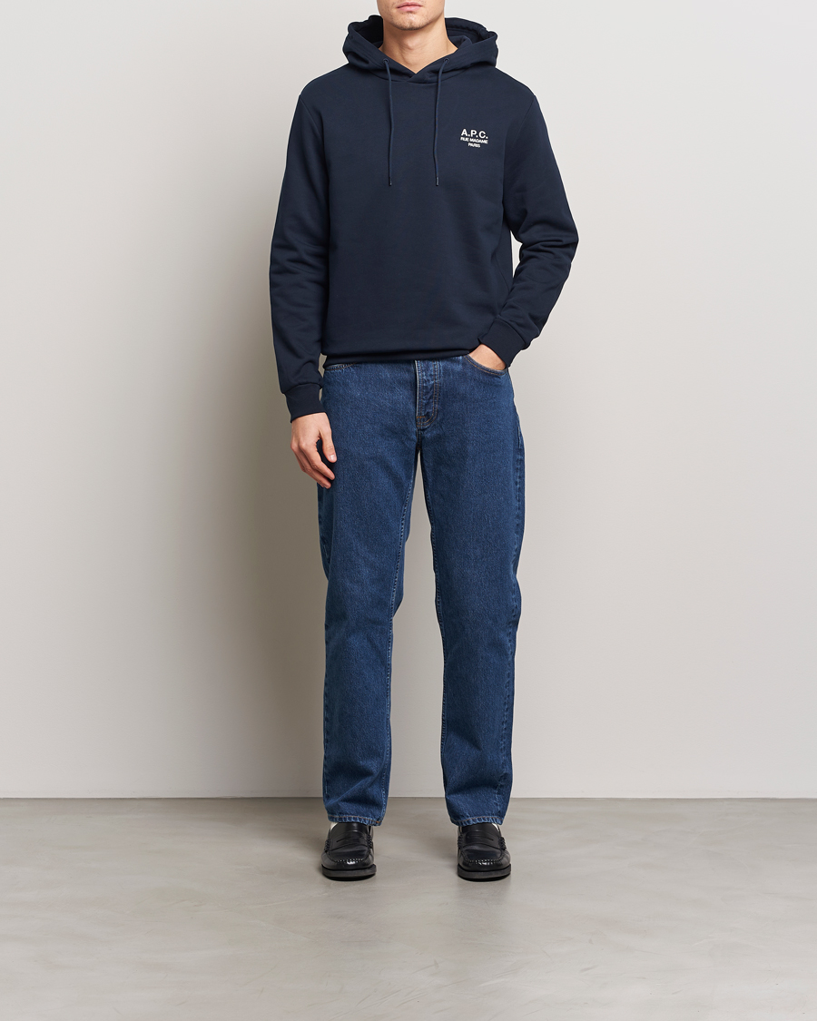 Herren | Pullover | A.P.C. | Rue Madame Hoodie Dark Navy