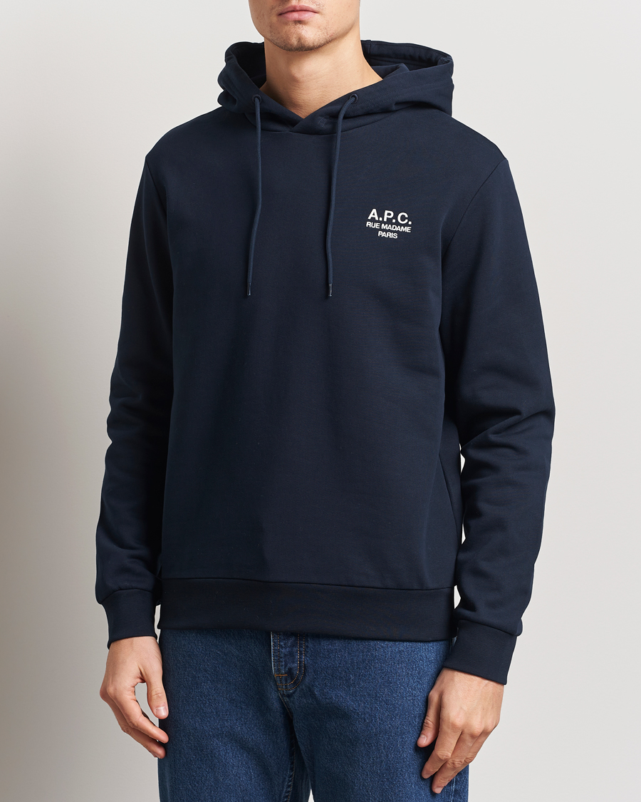 Herren | Pullover | A.P.C. | Rue Madame Hoodie Dark Navy