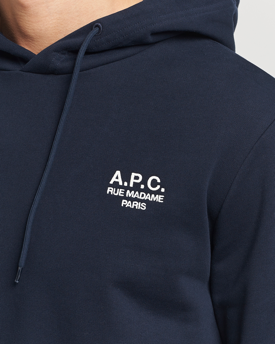 Herren | Pullover | A.P.C. | Rue Madame Hoodie Dark Navy