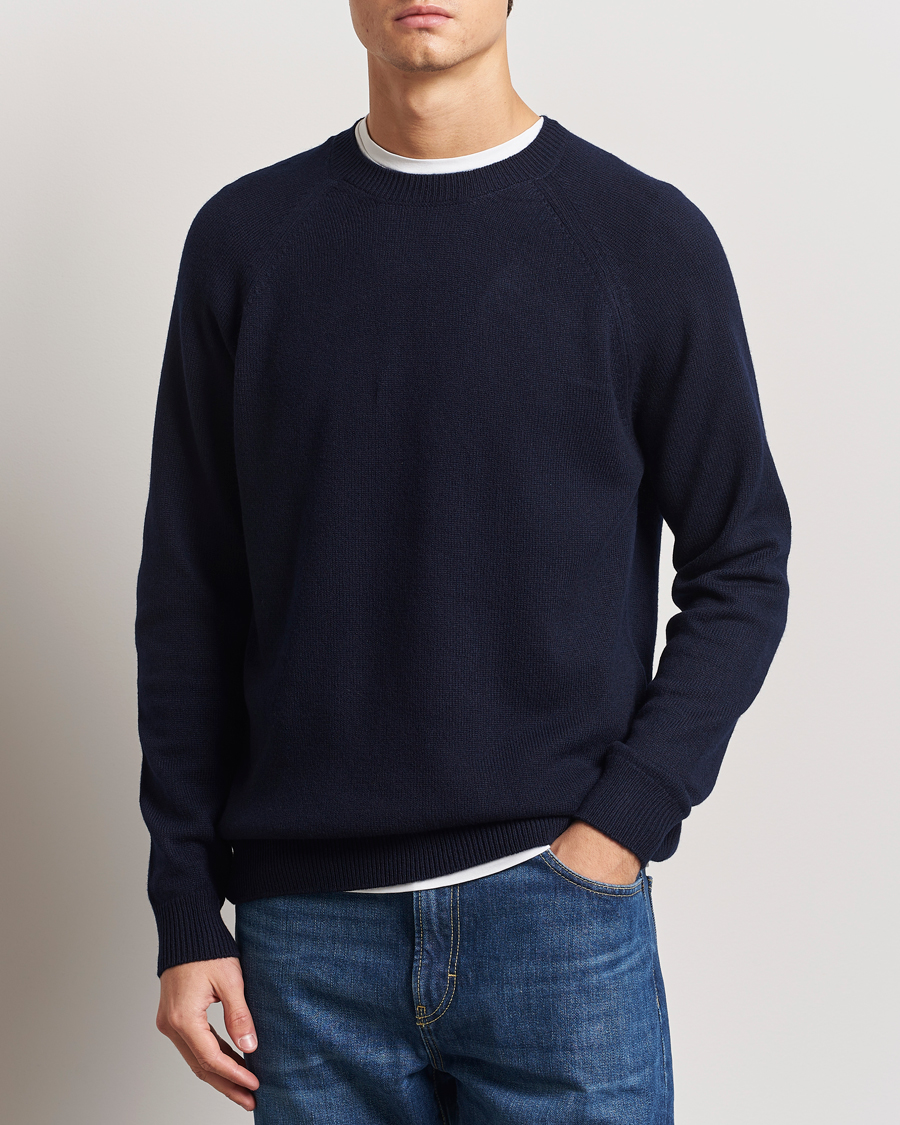 Herren | Pullover | A.P.C. | Pierre Lambswool Sweater Dark Navy