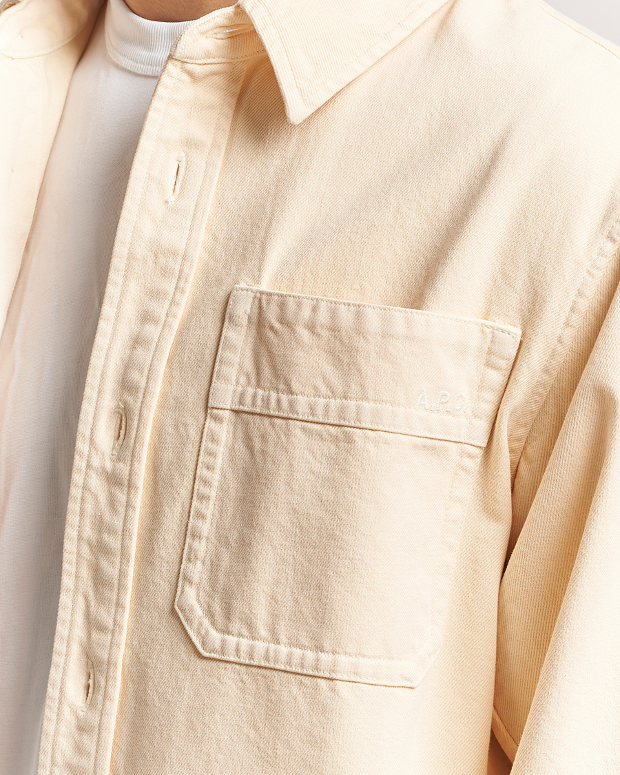Herren | Hemden | A.P.C. | Basile Denim Overshirt Vanilla