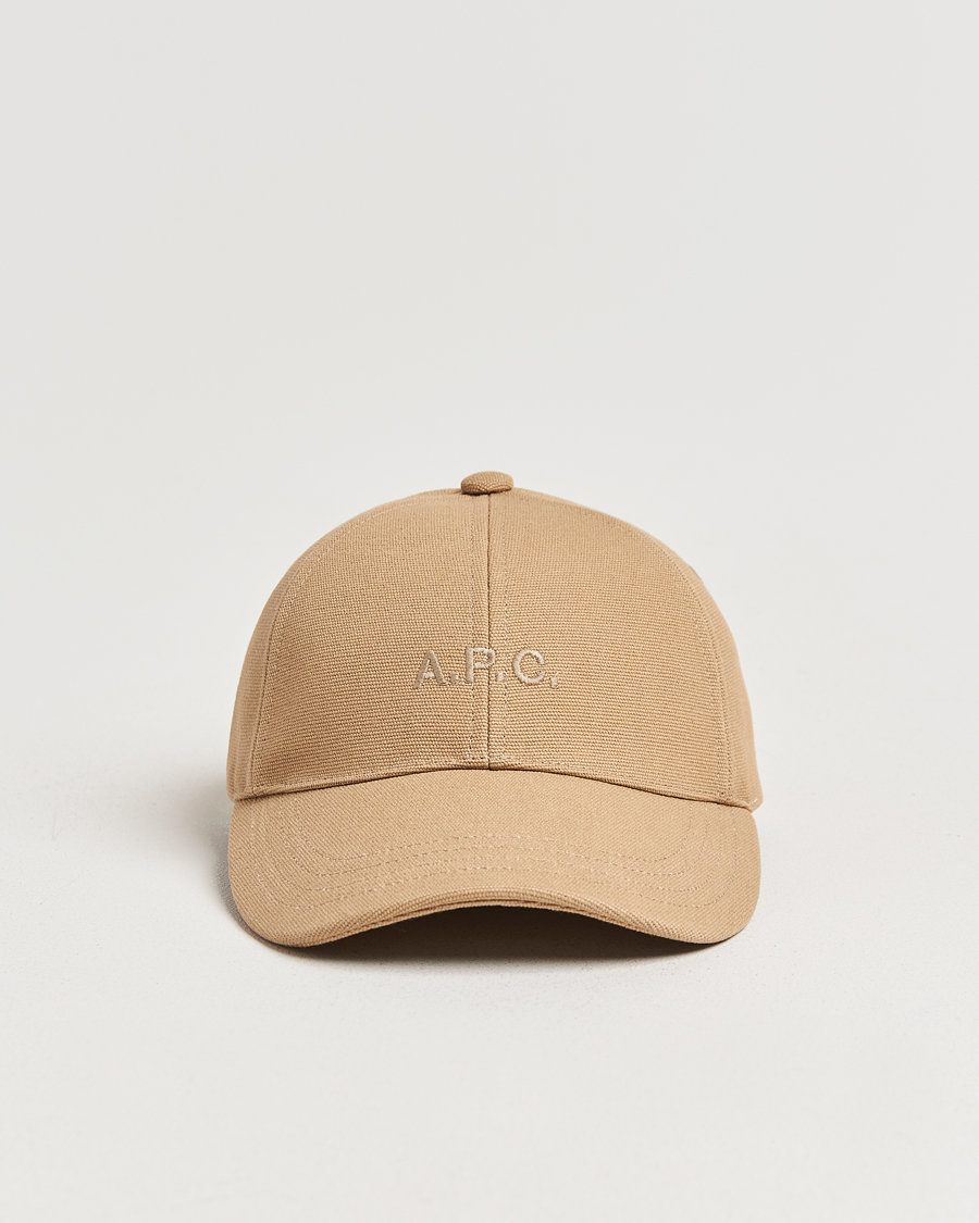 Herren | Hüte & Mützen | A.P.C. | Charlie Baseball Cap Dark Beige