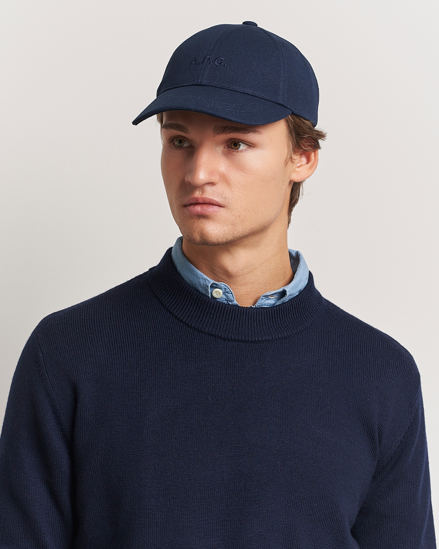 Herren | Hüte & Mützen | A.P.C. | Charlie Baseball Cap Dark Navy