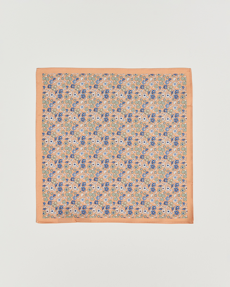 Herren | Krawatten | Amanda Christensen | Box Set Printed Silk 8cm Tie With Pocket Square Orange