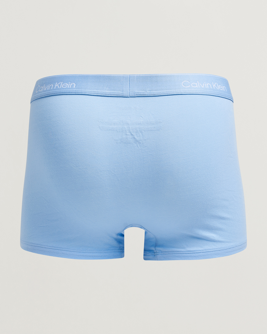 Herren | Unterwäsche | Calvin Klein | 3-Pack Icon Cotton Stretch Relaxed Trunk Black/Blue/Light Blue