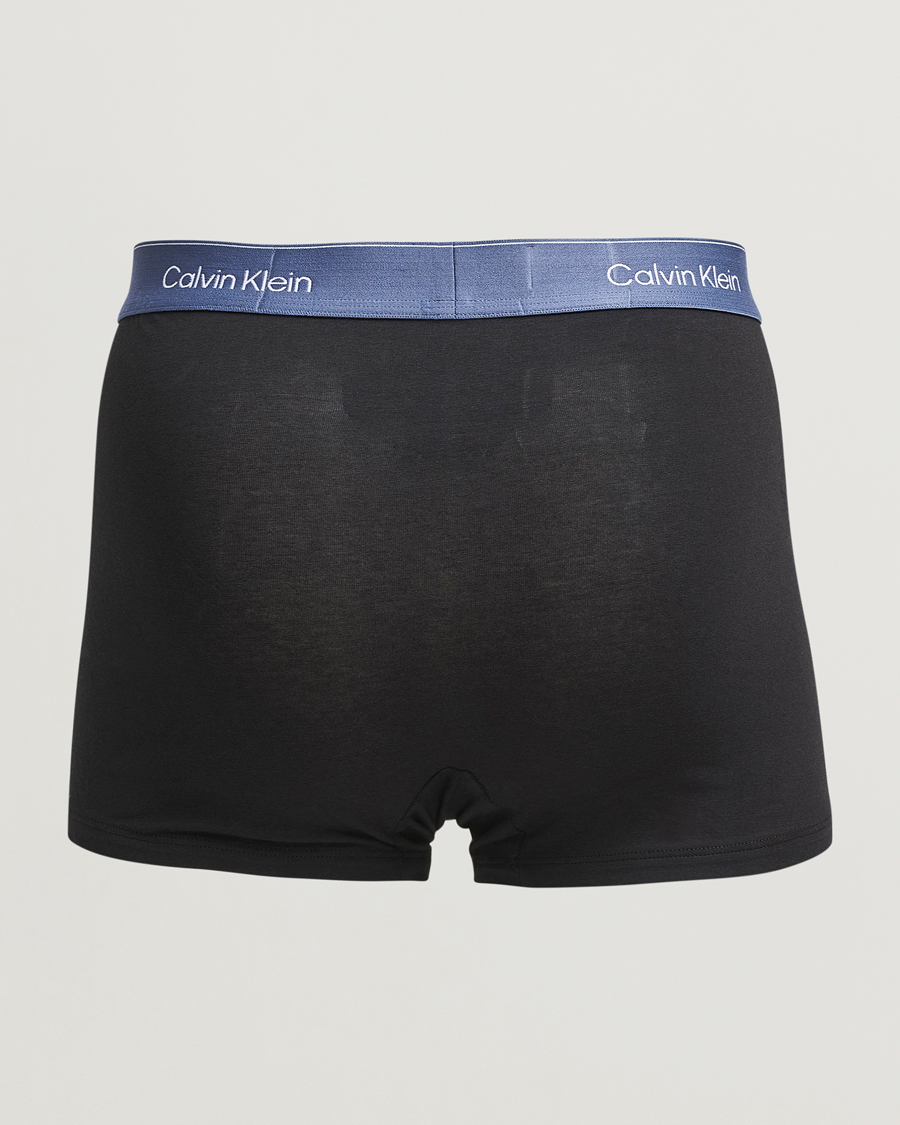 Herren | Unterwäsche | Calvin Klein | 3-Pack Icon Cotton Stretch Relaxed Trunk Blue/Grey/Red