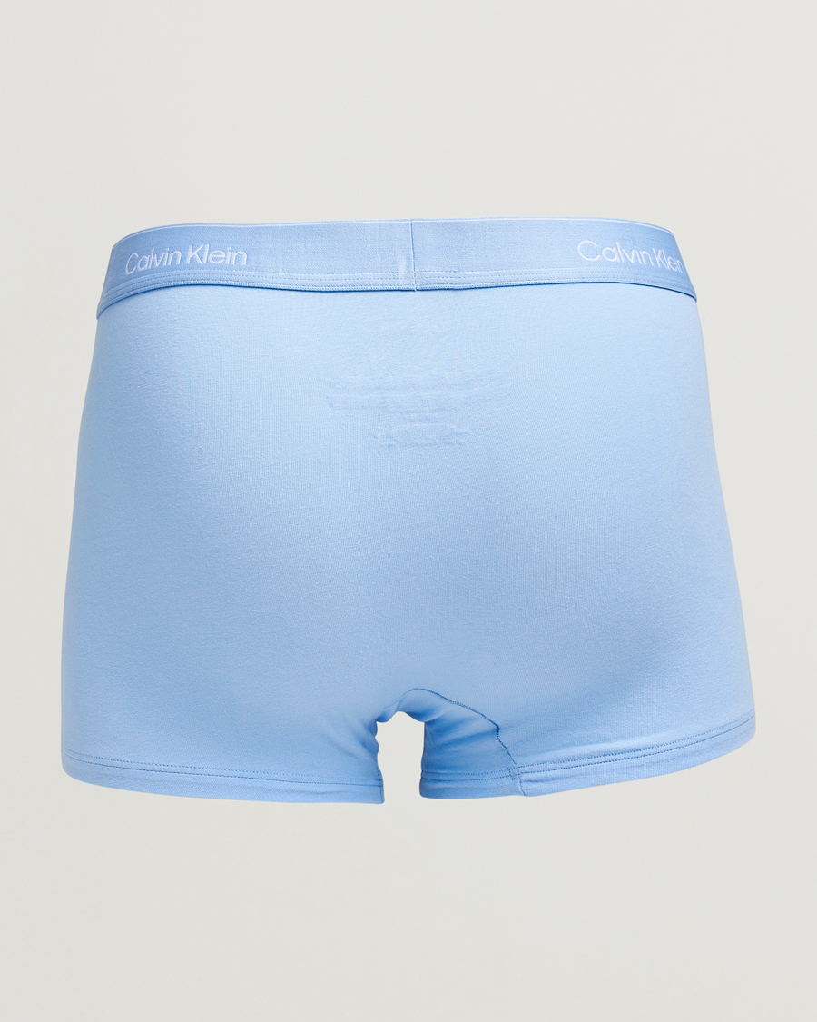 Herren | Unterwäsche | Calvin Klein | 3-Pack Icon Cotton Stretch Trunk Black/Blue/Light Blue