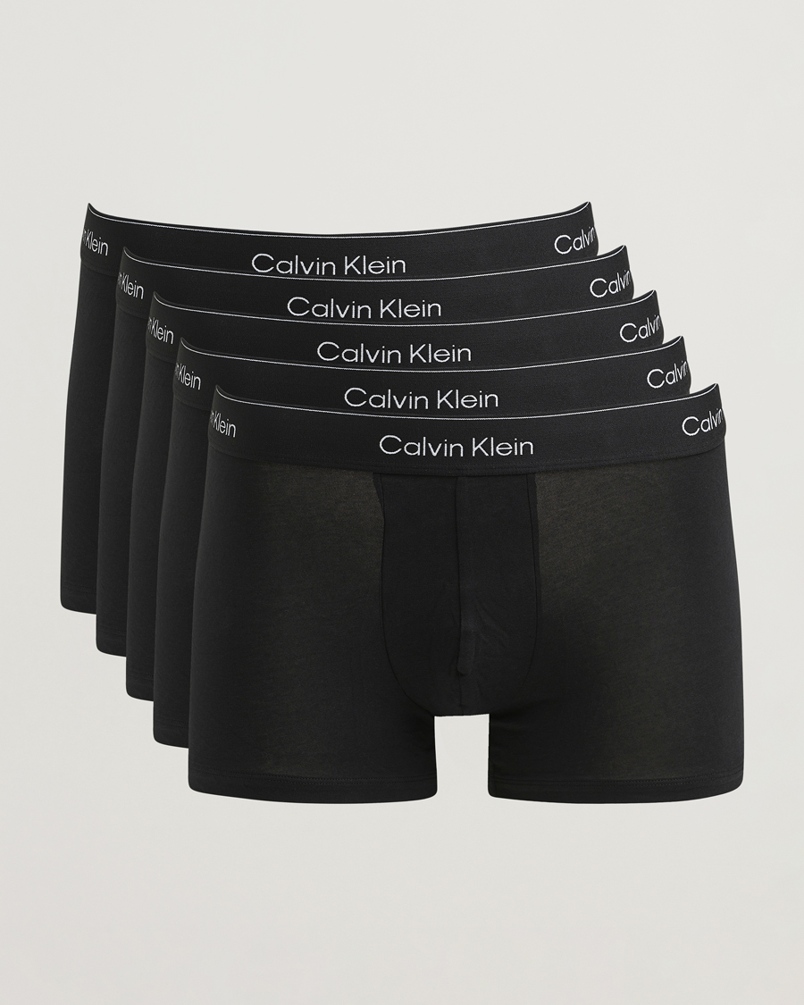Herren | Unterwäsche | Calvin Klein | 5-Pack Icon Cotton Stretch Trunk Black