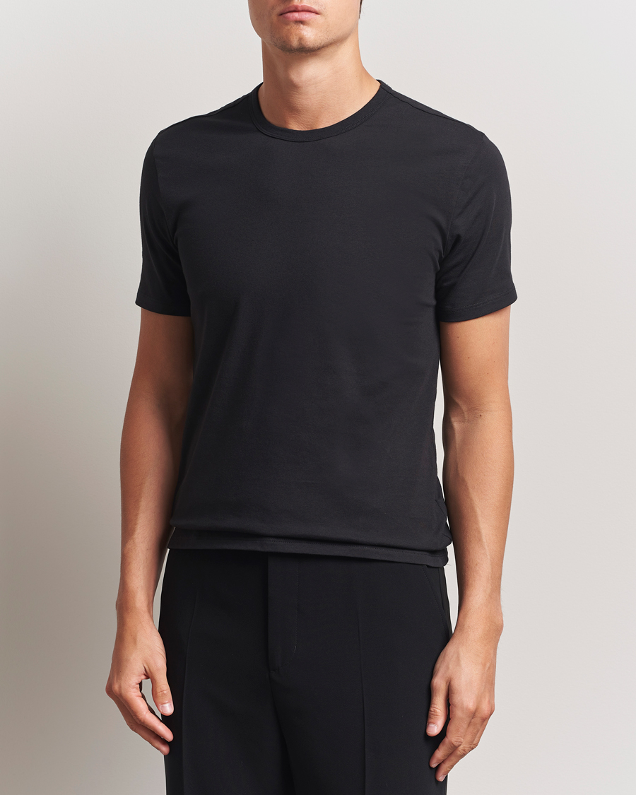 Herren | T-Shirts | Calvin Klein | 3-Pack Cotton Stretch Crew Neck T-Shirt Black