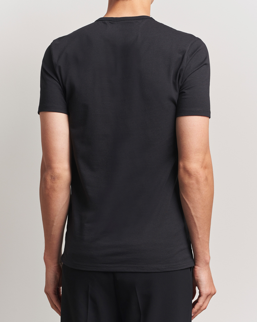 Herren | T-Shirts | Calvin Klein | 3-Pack Cotton Stretch Crew Neck T-Shirt Black