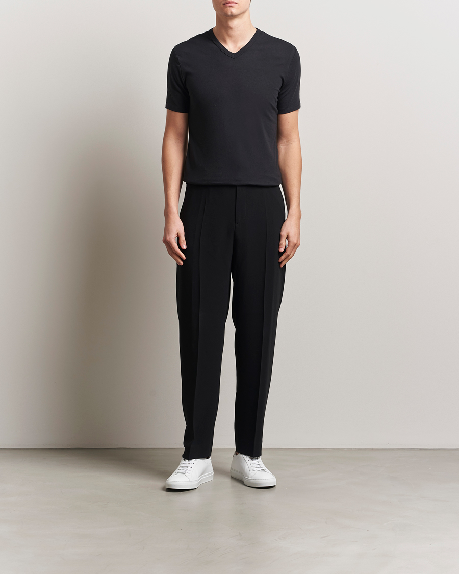 Herren | T-Shirts | Calvin Klein | 3-Pack Cotton Stretch V-Neck T-Shirt White/Black/Grey