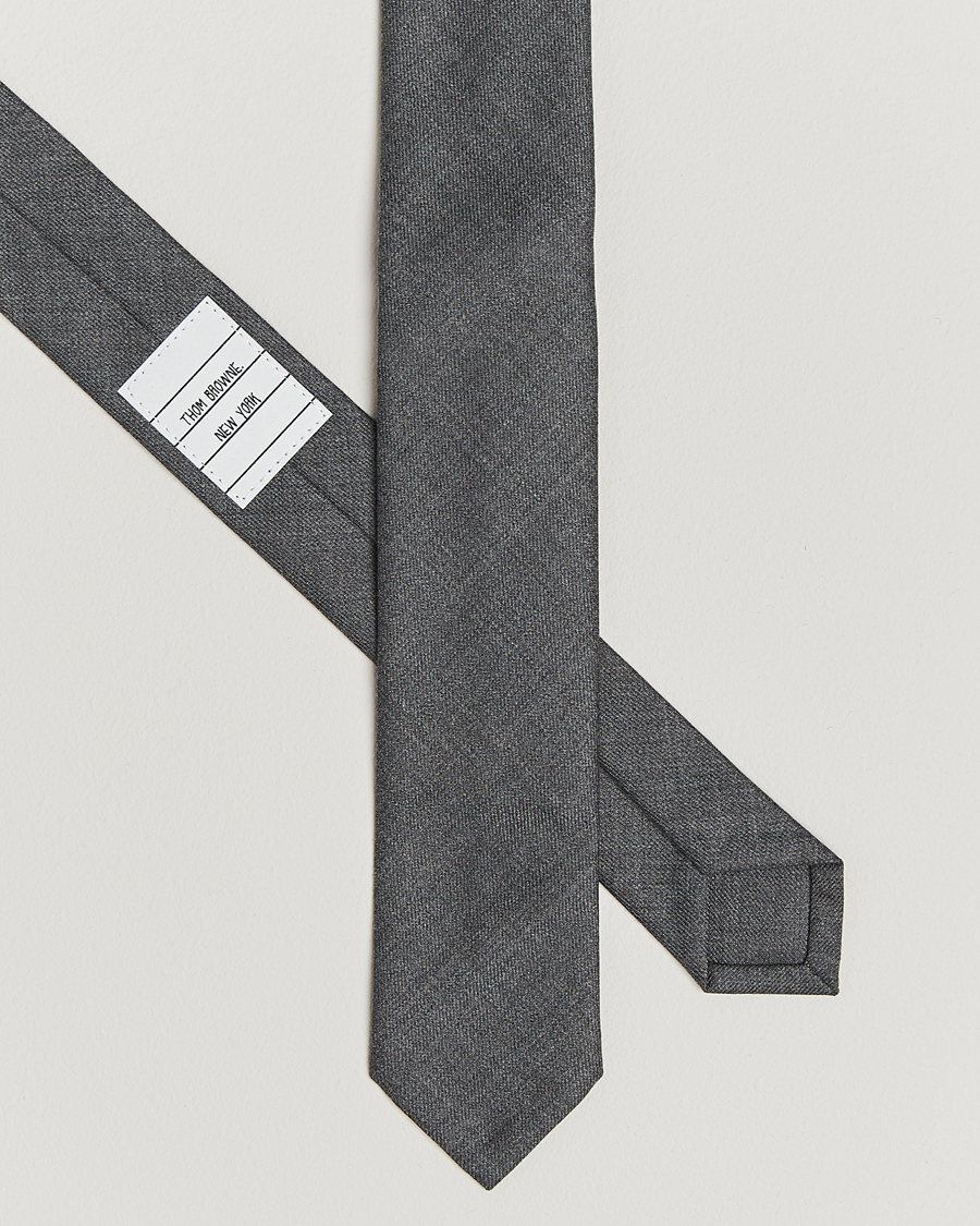 Herren | Krawatten | Thom Browne | Super 120s Wool Tie Medium Grey