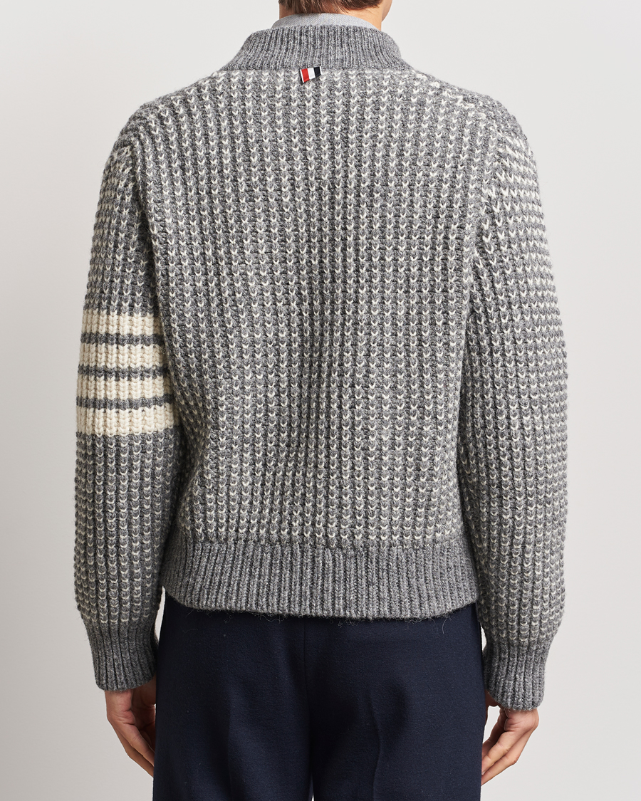 Herren | Jacken | Thom Browne | Irish Wool Bomber Jacket Medium Grey