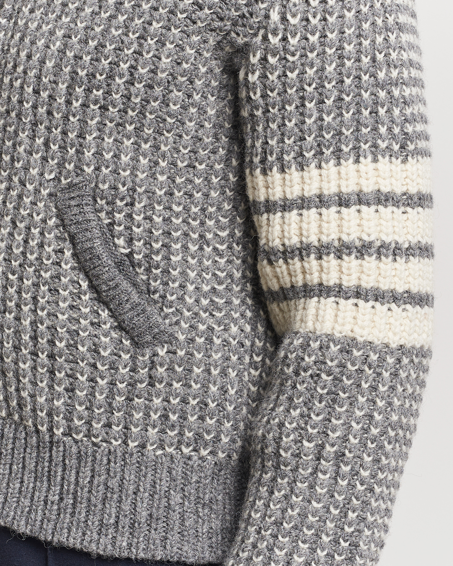 Herren | Jacken | Thom Browne | Irish Wool Bomber Jacket Medium Grey