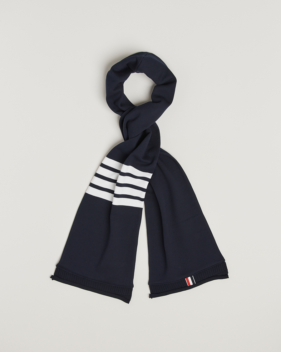 Herren | Schals | Thom Browne | 4-Bar Scarf Navy